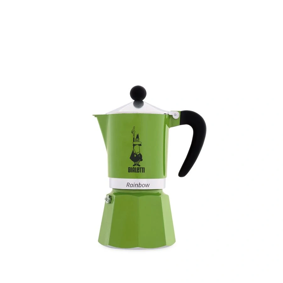 Bialetti MOKA Rainbow 3šálky Green