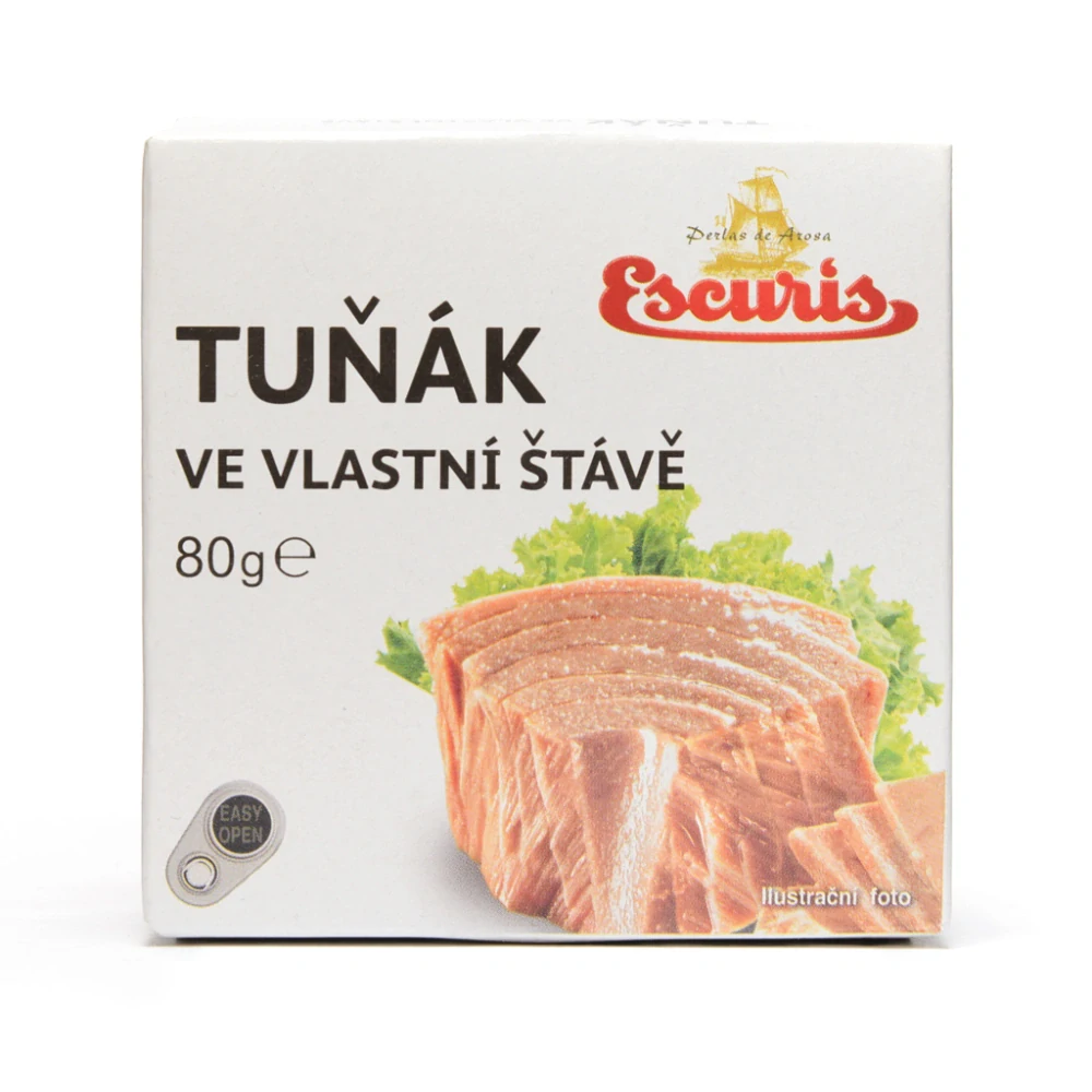Tuňák ve vlastní šťáve ESCURIS 80mg