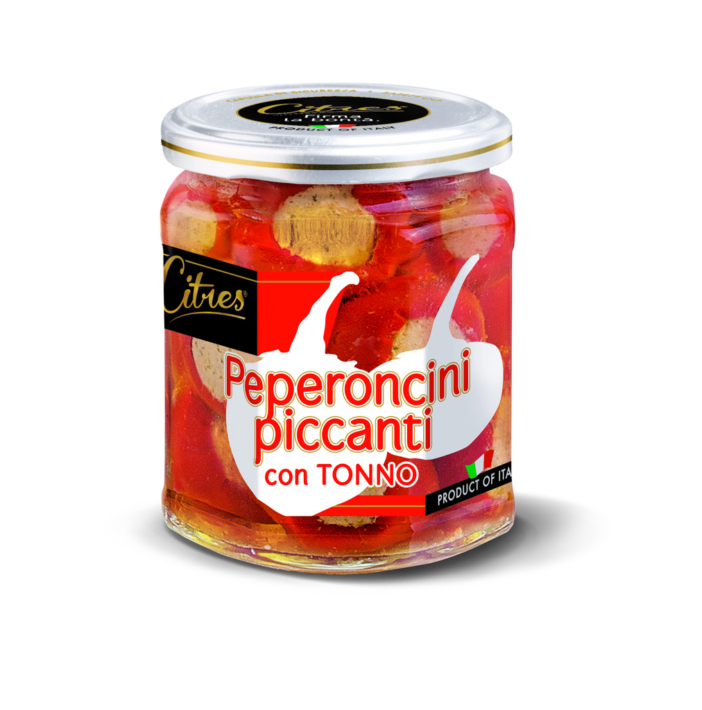 Papričky plněné tuňákem 190g Citres