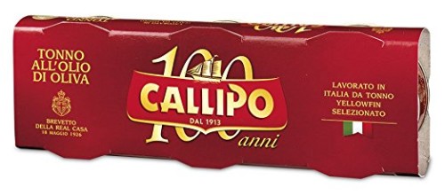 Tuňák žlutoploutvý v olivovém oleji Callipo 140g