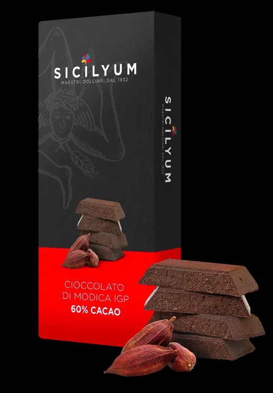 Čokoláda z Modica Sicilyum 60% hořká 75g