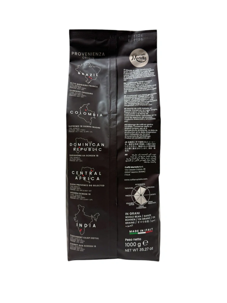 Caffé Martella Classic Class - 1kg, zrnková káva