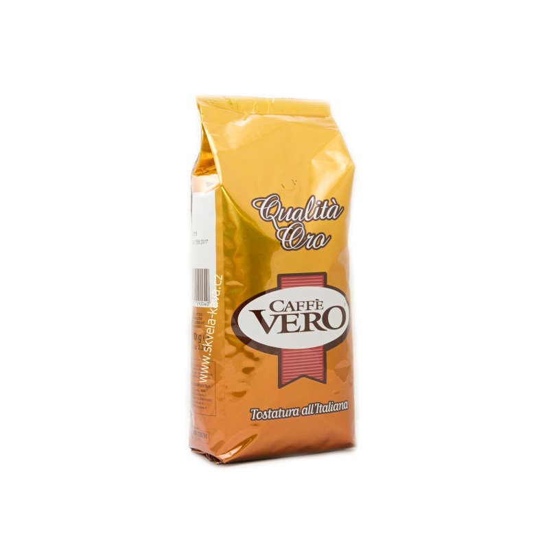 Caffé Vero Qualita Oro - 1kg, zrnková káva