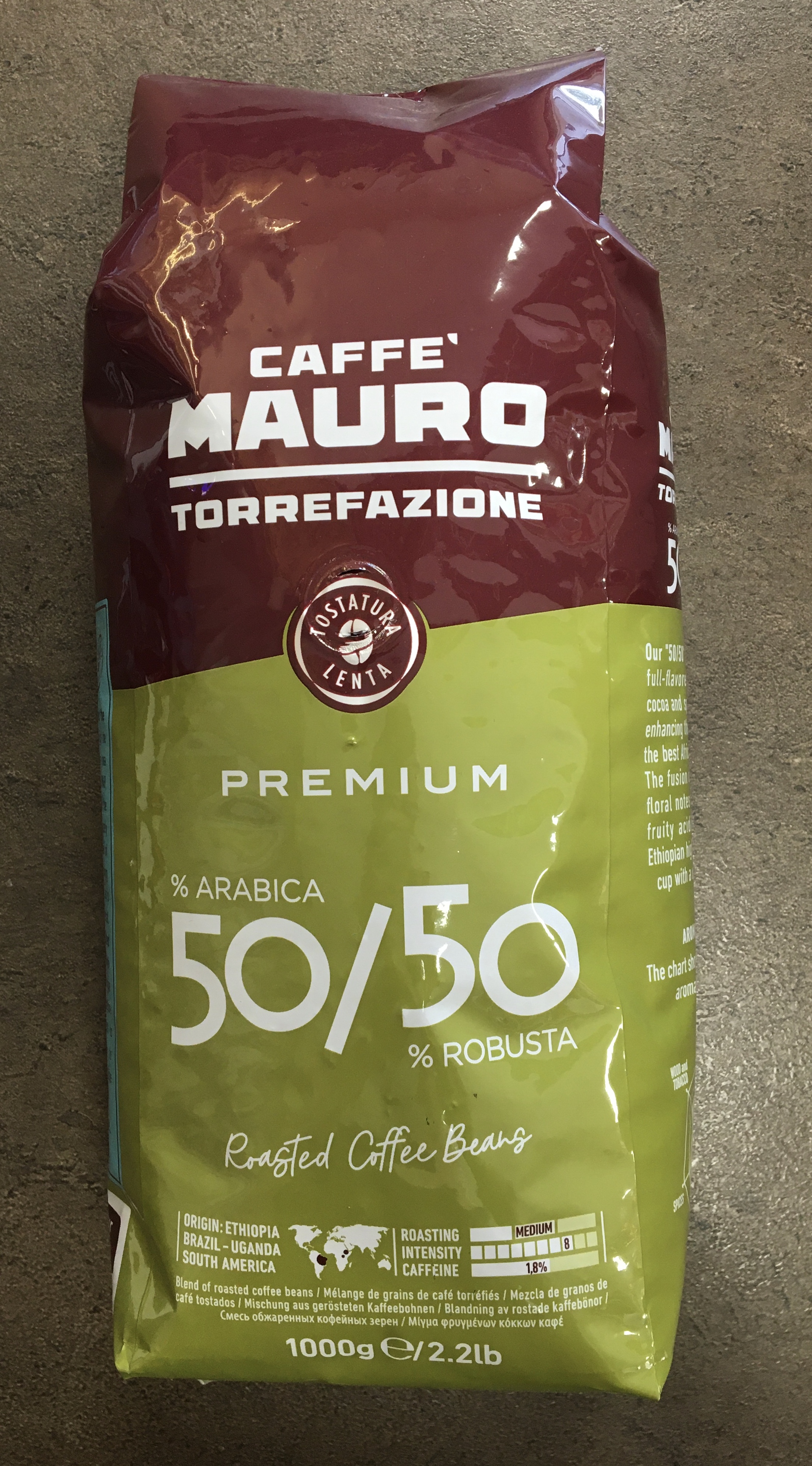 Mauro Premium - 1kg, zrnková káva