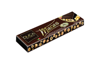 Macao nugát hořký s lískovými oříšky 225g