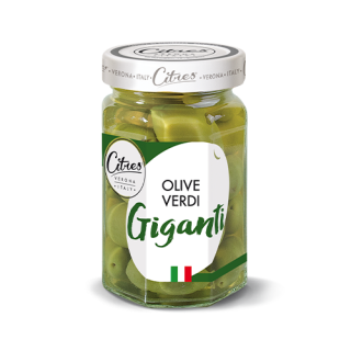 Olivy zelené velké Giganti s peckou Citres 540g