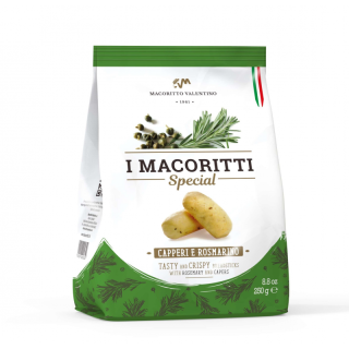 Grissini I Macoritti s rozmarýnem a kapary 250g