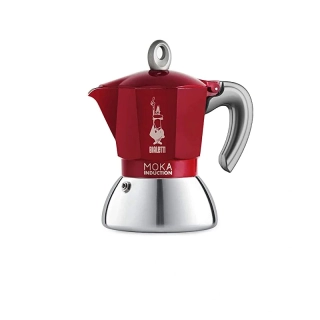 Bialetti Moka Induction 4 porce Red